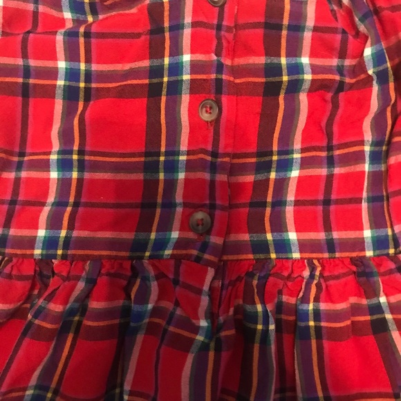 Red Plaid Gymboree toddler dress - Picture 6 of 7